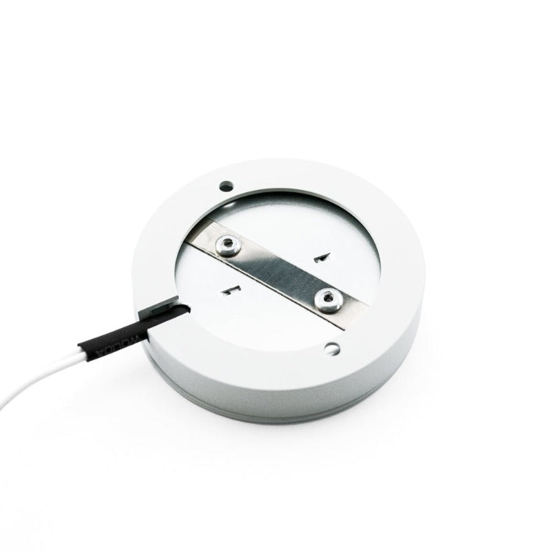 3x Plug-In White Round LED Cabinet Lights Kit