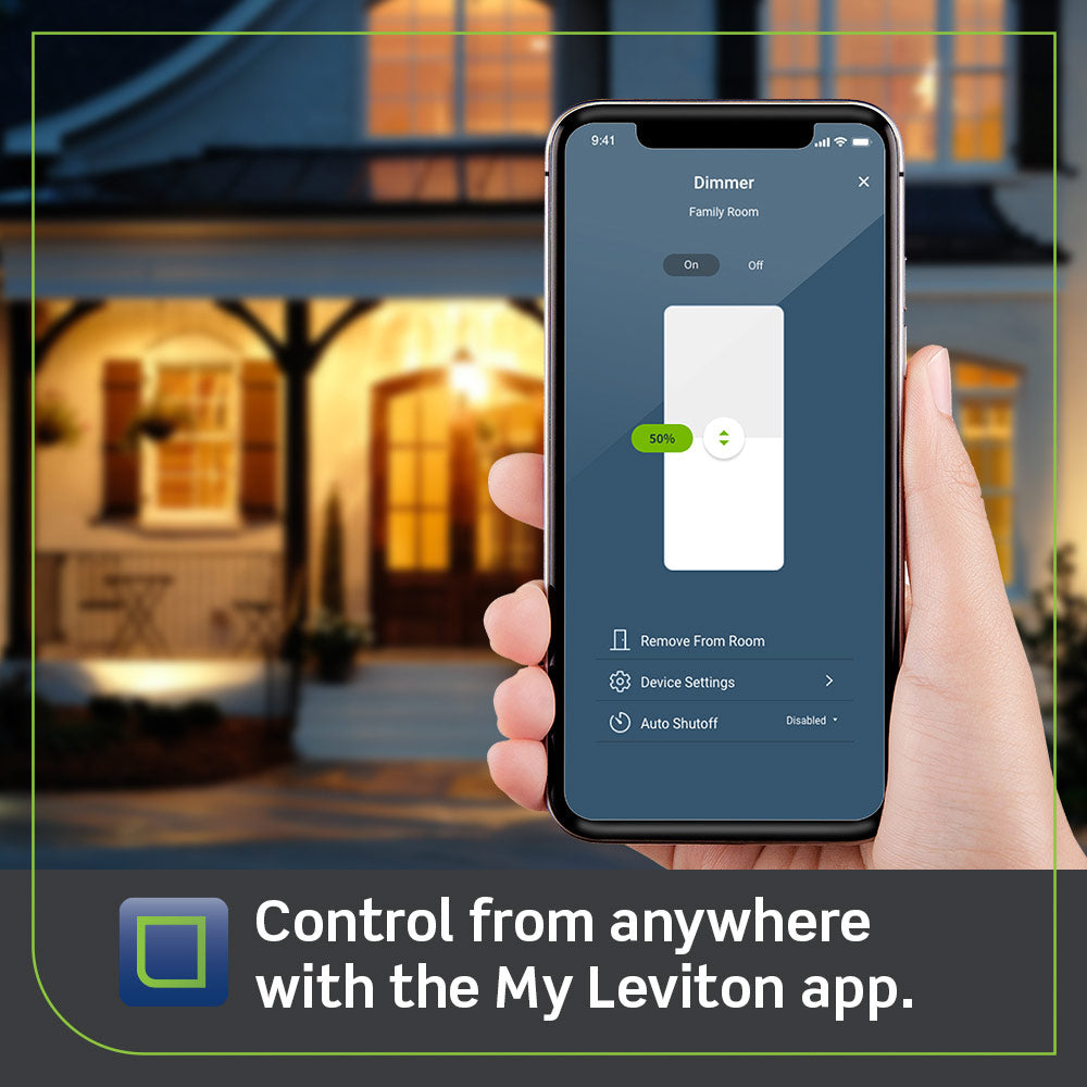 Leviton Decora Smart Wi-Fi (2nd Gen) 600W LED Dimmer D26HD