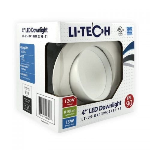 Pack of 20, 4 inch Retrofit Gimbal Dimmable Recessed LED Downlight