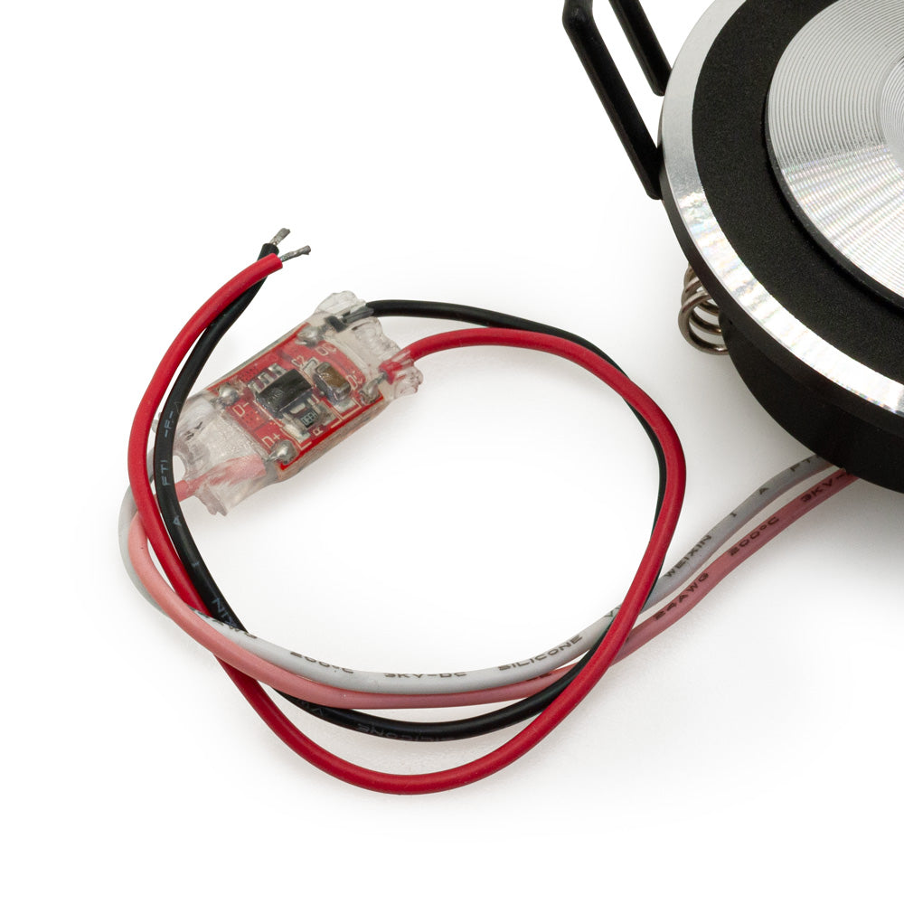 Type 5 1.5 inch Round Downlights/ Ceiling Lights, 12V 1W 3000K(Warm White), gekpower.ca