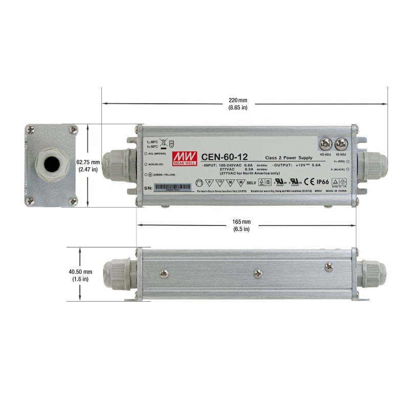 Mean well Constant Current- Constant Voltage LED Driver OWA-90U-30