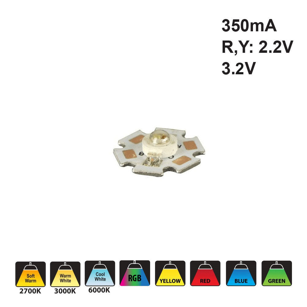 1W Constant Current On Aluminum Board 3.3V