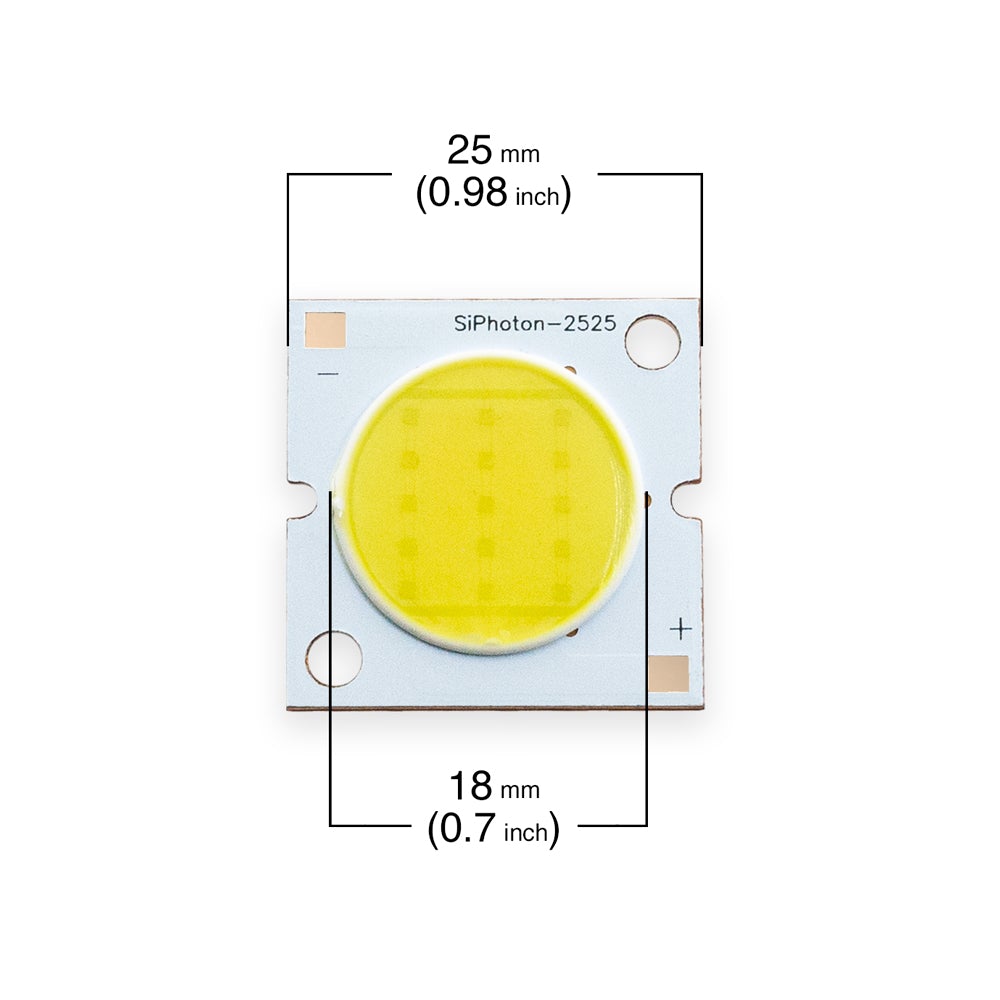 15W Constant Current COB LED Chip 6000K(Cool White)