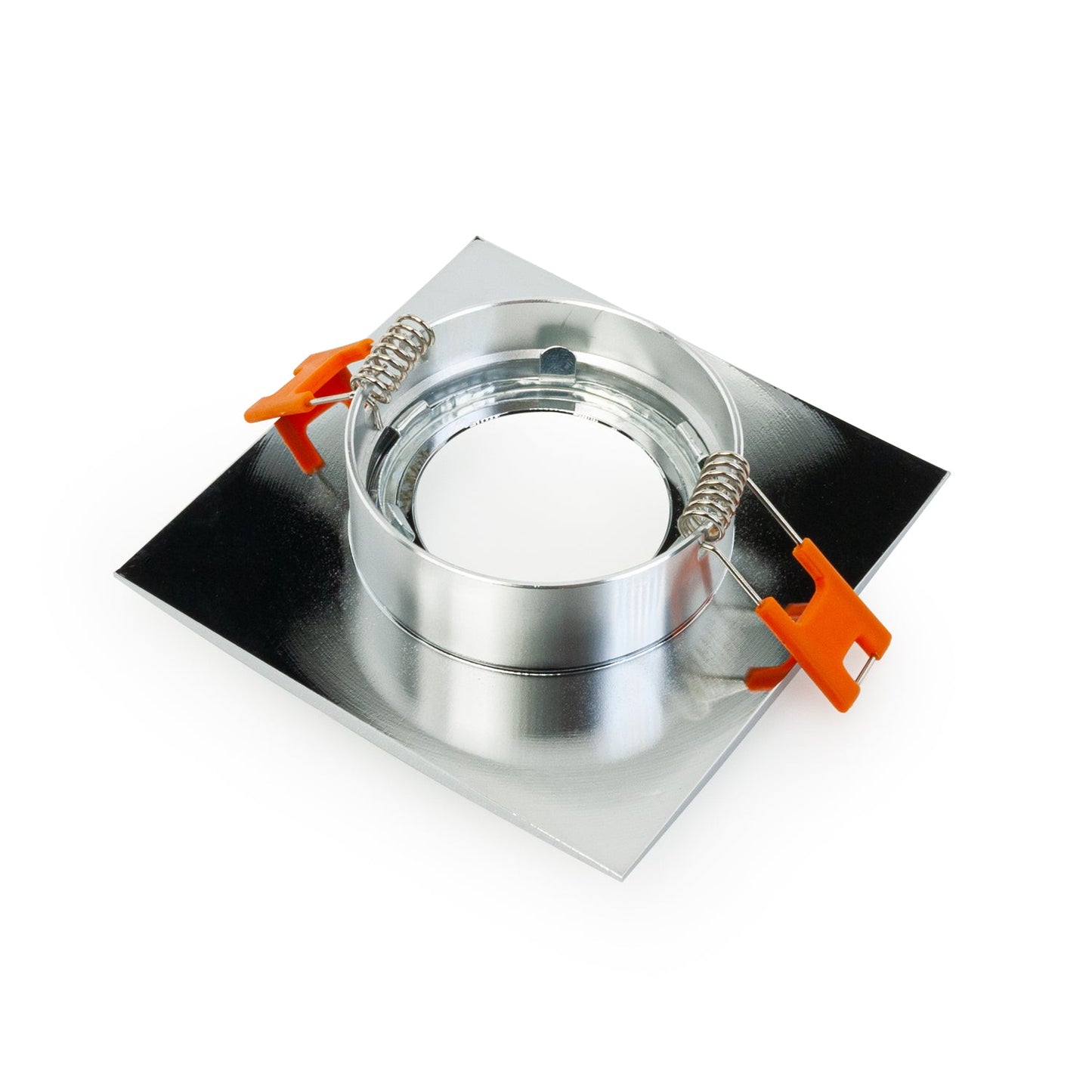 VBD-MTR-12C Low Voltage IC Rated Downlight LED Light Fixture, 2.5 inch Square Chrome. mr16 fixture, gekpower