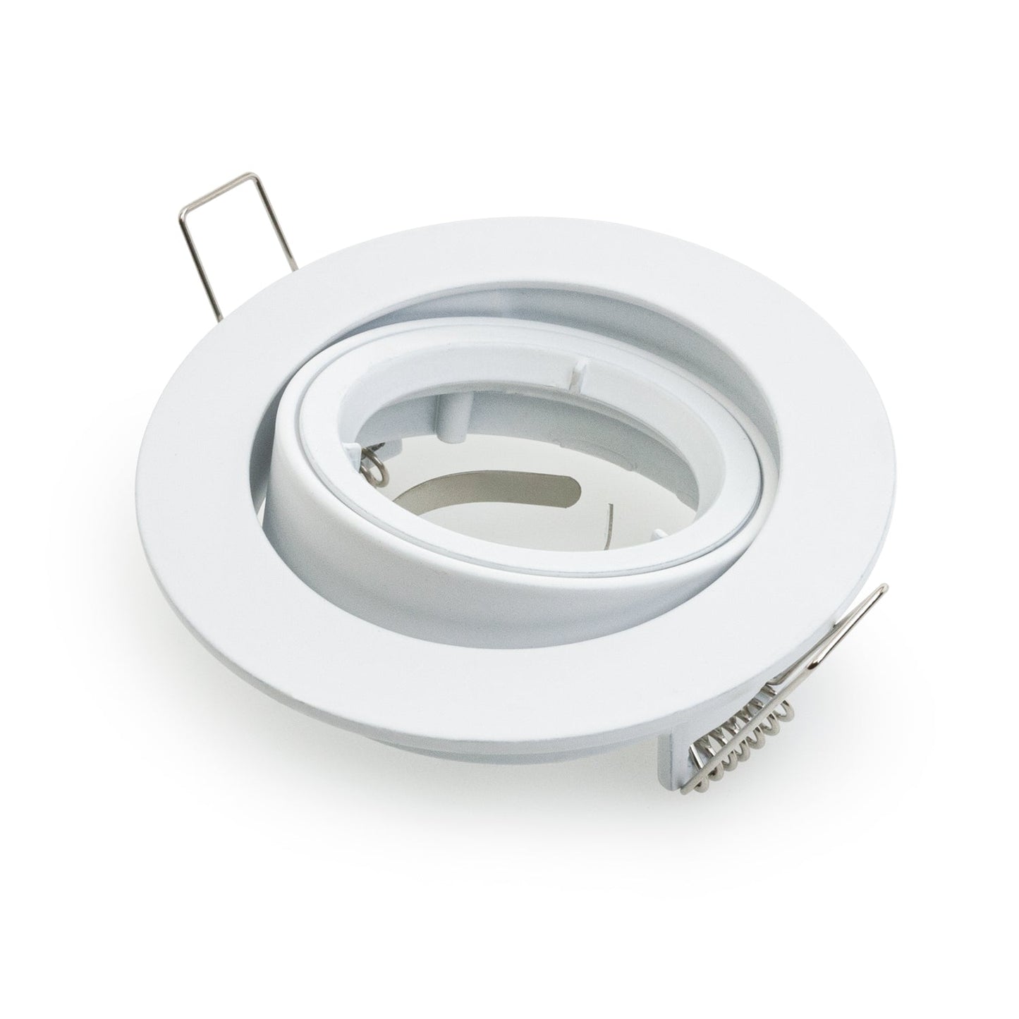 T-66 MR16 Light Fixture (White), 3 inch Round White, mr16 fixture, gekpower