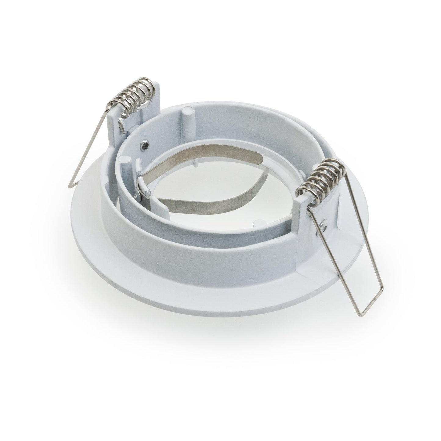 T-66 MR16 Light Fixture (White), 3 inch Round White, mr16 fixture, gekpower