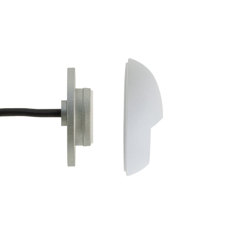 Round LED Step Light/ Pathway Light Eyelid Trim White