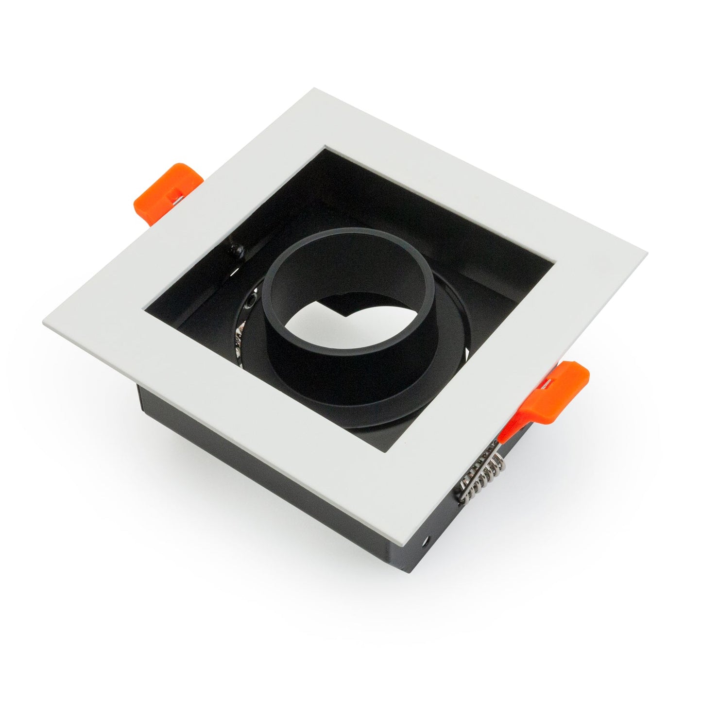 VBD-MTR-76T Low Voltage IC Rated Downlight LED Light Fixture, 3.5 inch Square White mr16 fixture, gekpower