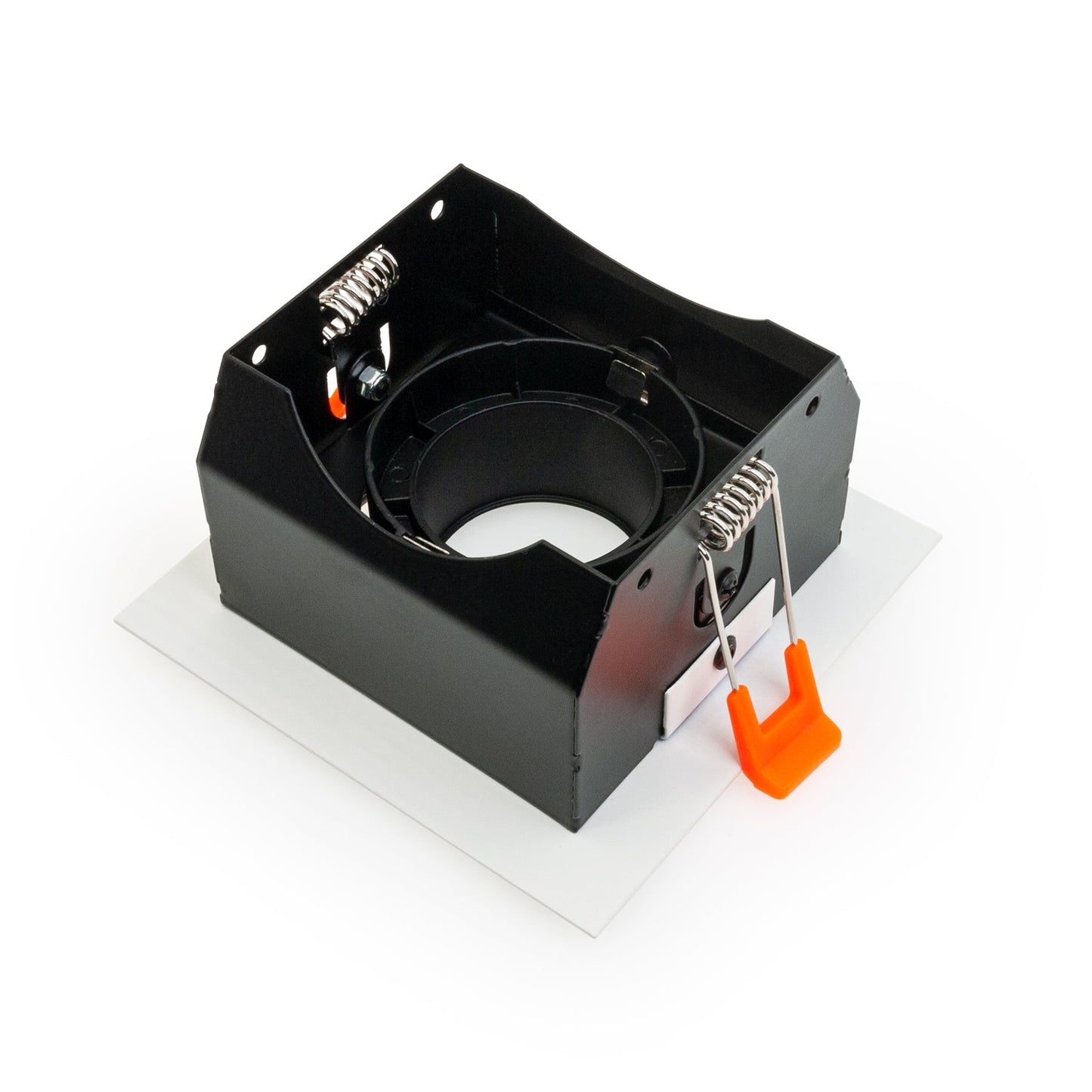 VBD-MTR-76T Low Voltage IC Rated Downlight LED Light Fixture, 3.5 inch Square White mr16 fixture, gekpower