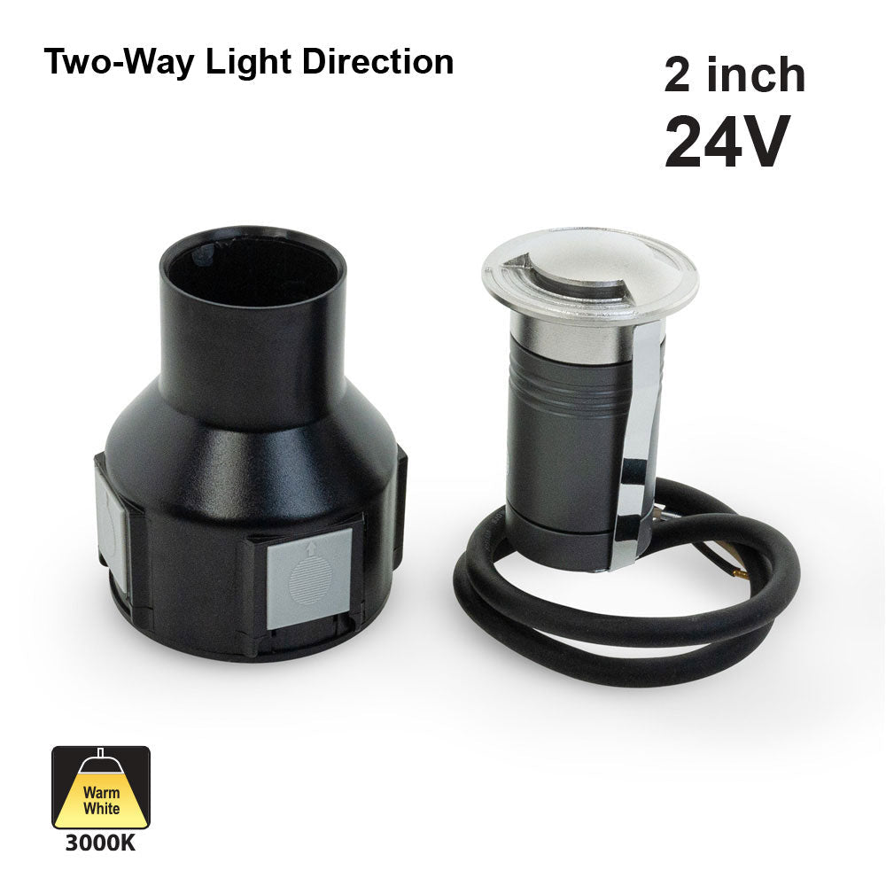 Two-Way LED Inground Light Driveway light 24V 2.6W 3K