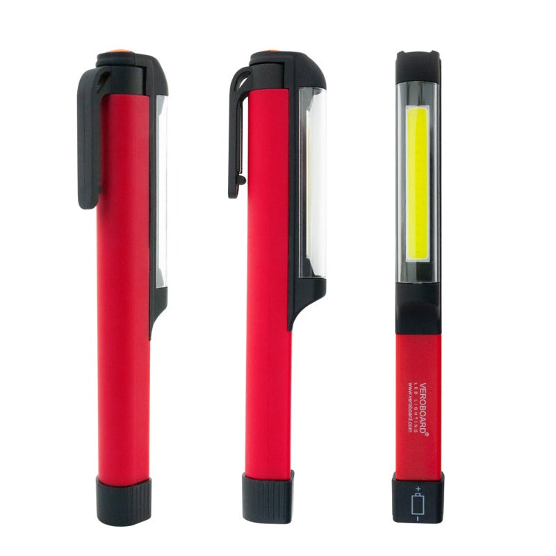 COB LED Magnetic Flashlight Pocket Penlight