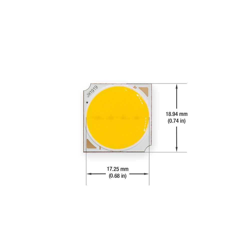Constant Voltage COB LED Module 12V 3W 3000K(Warm White), gekpower