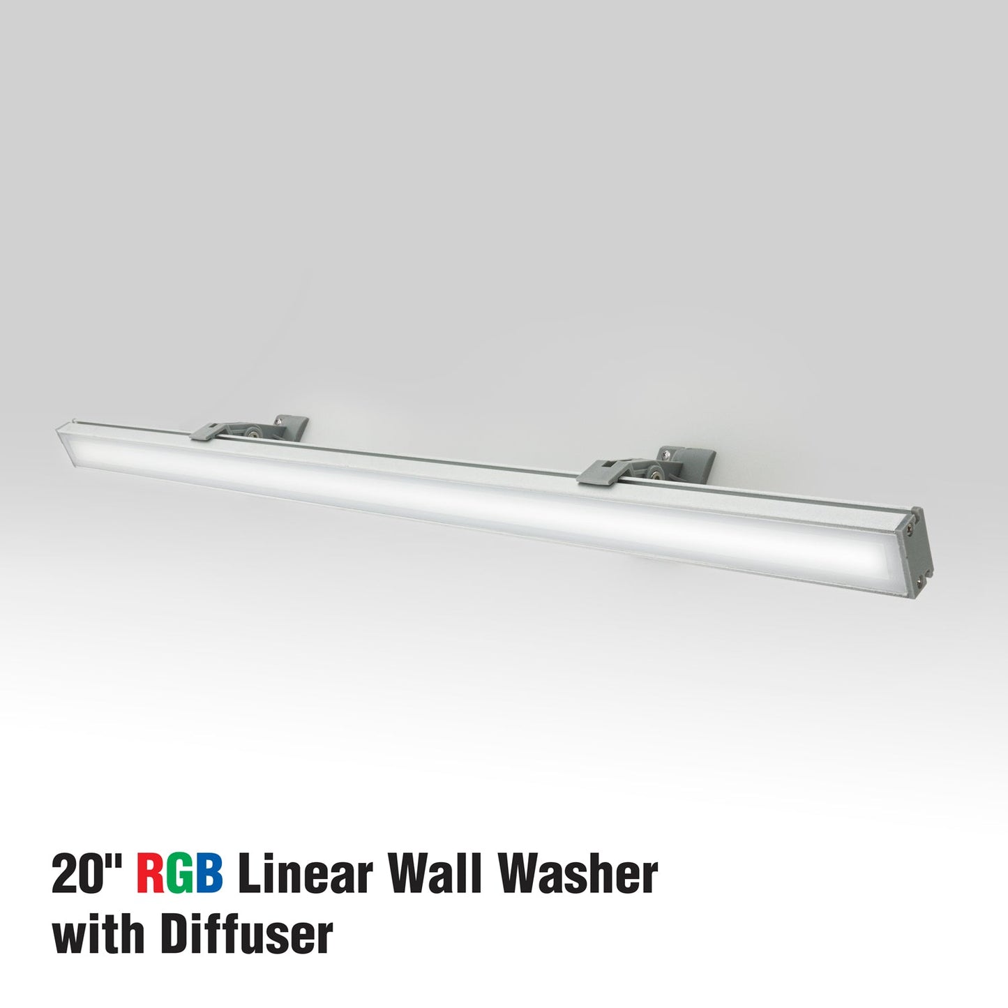 RGB Color Changing Linear Wall Washer with Diffuser D6I3015
