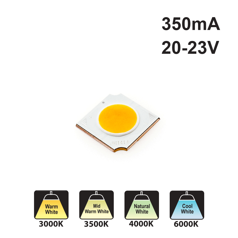Constant Current COB LED, 350mA 7W