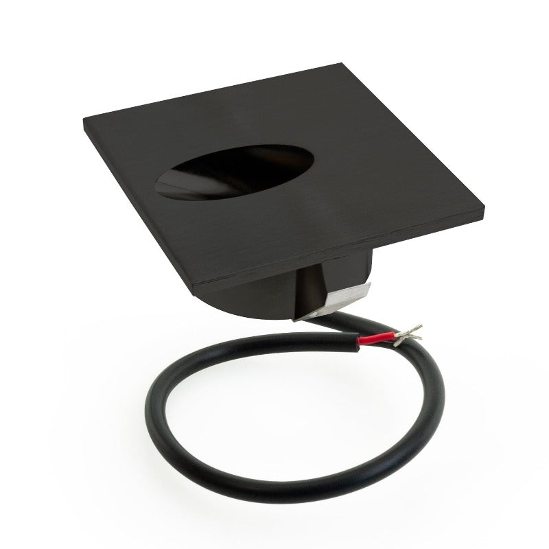 Square Dimmable LED Step Light, 12V 1W 3000K