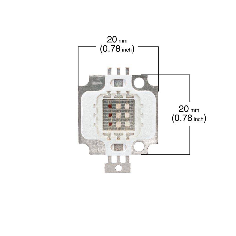 10W LED COB Chip Light RGB
