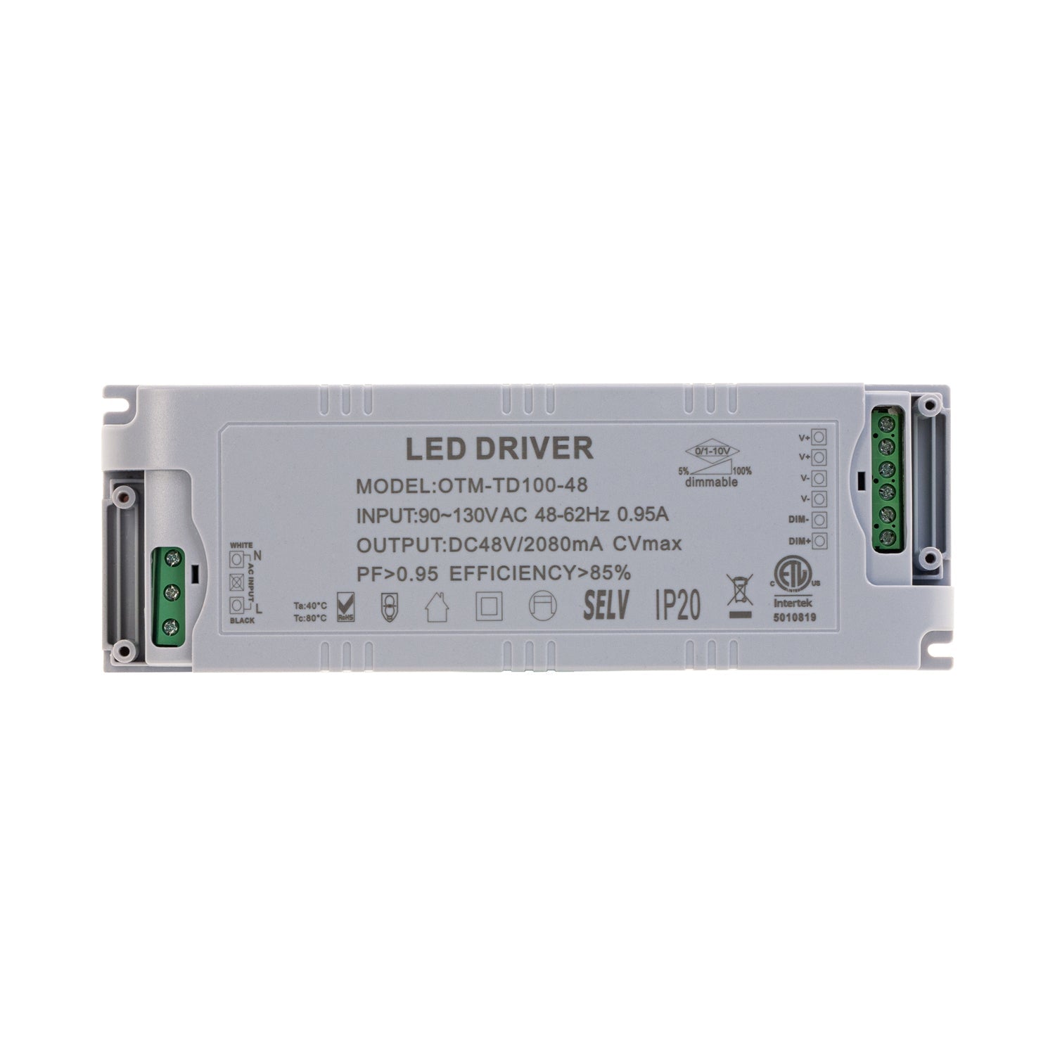 OTM-TD100-48 Constant Voltage LED Driver