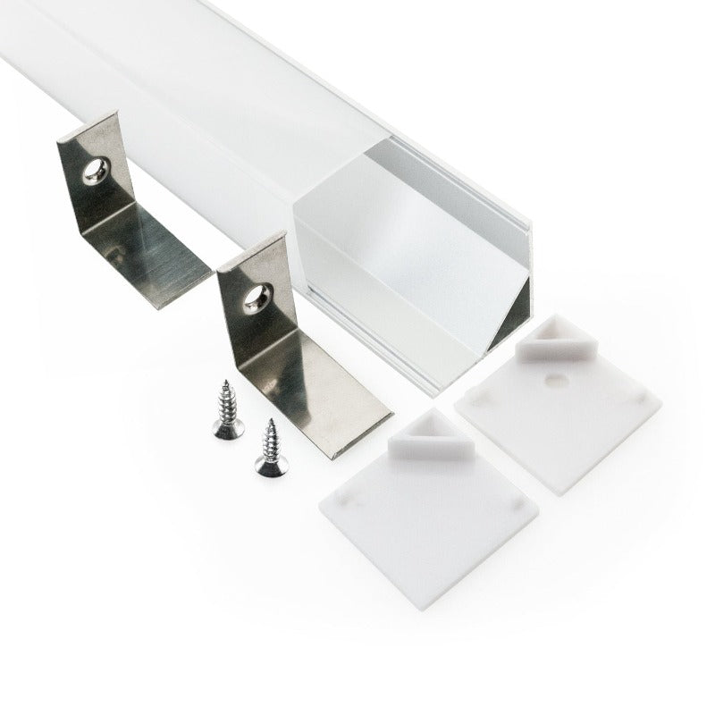 Corner Mount Square Linear Aluminum LED Channel