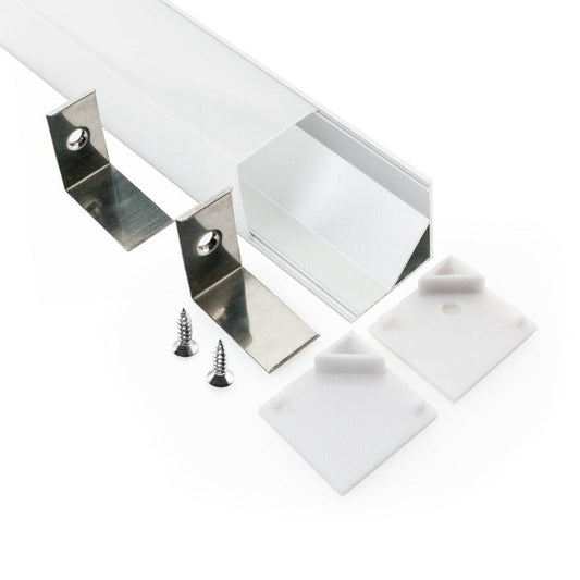 Corner Mount Square Linear Aluminum LED Channel