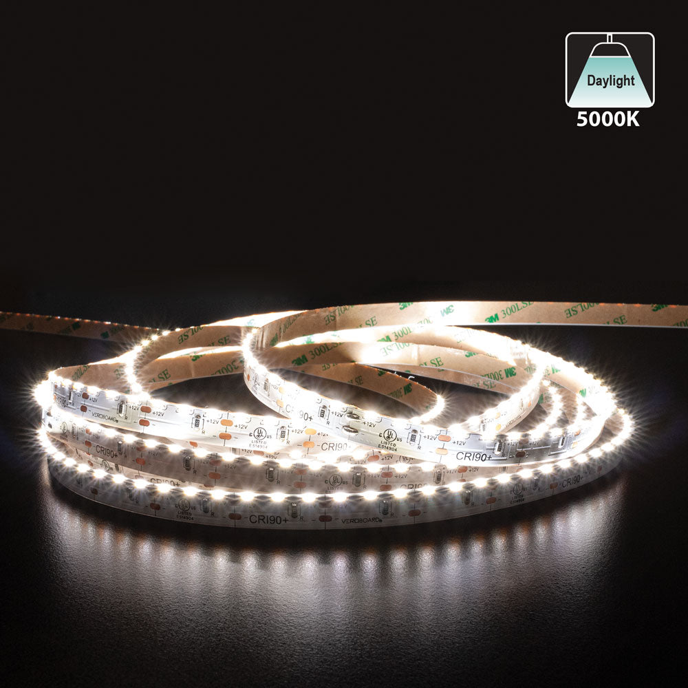 5M(16.4ft) Side Emitting Indoor LED Strip 315, 12V 3(w/ft) 329-402(Lm/ft) 120(LEDs/m) CCT(3K, 5K, Green) - GekPower