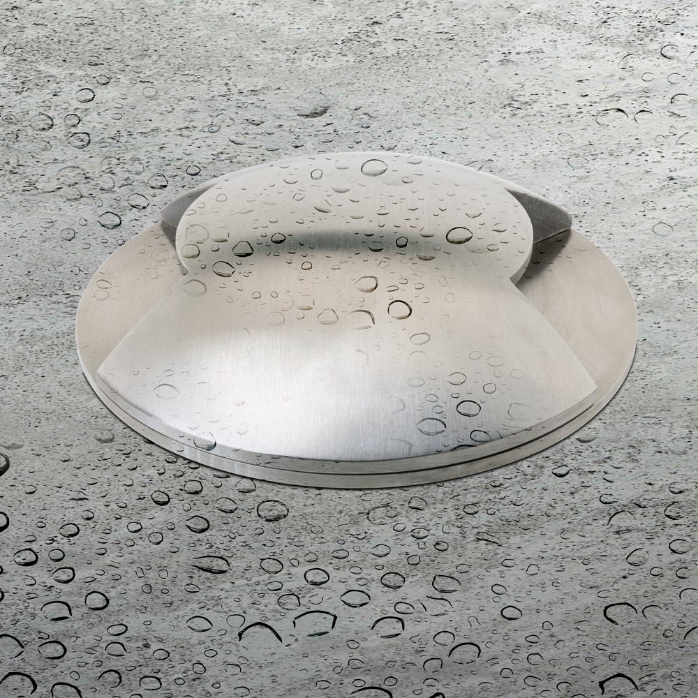 UL-1022-0300-A 2.5 Inch Dia Recessed LED Inground Light Driveway light, 12-24V 3W, gekpower
