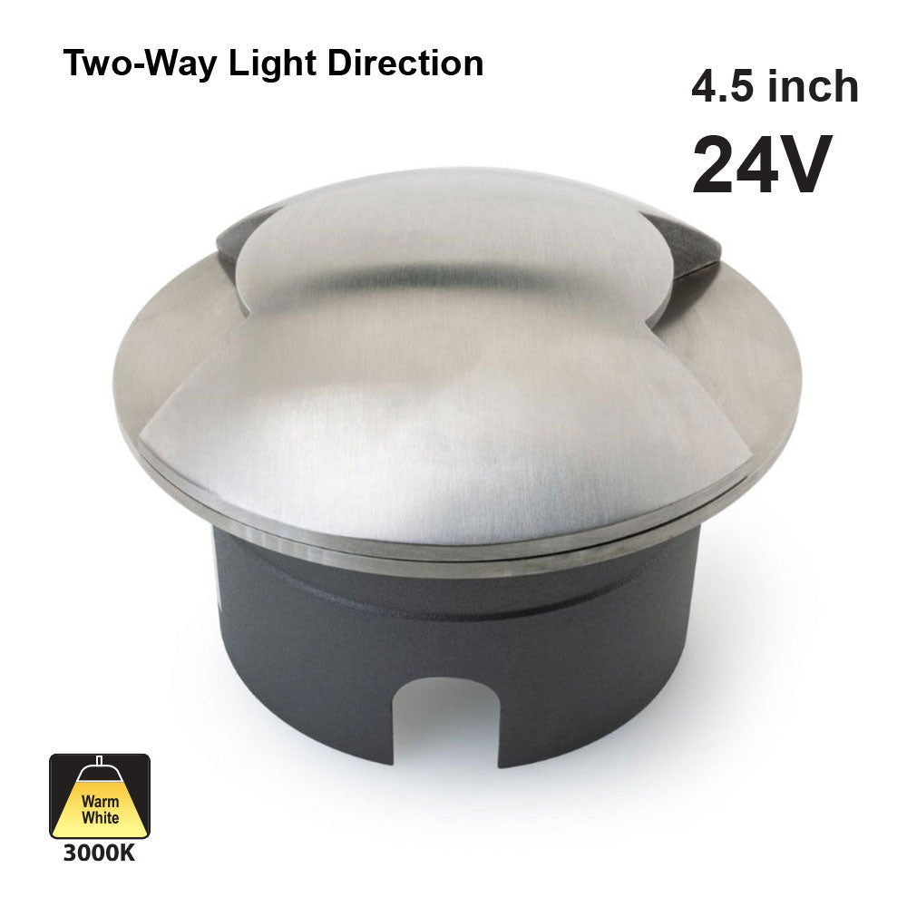 4.5 inch Round Recessed two way Inground light 24V 4W