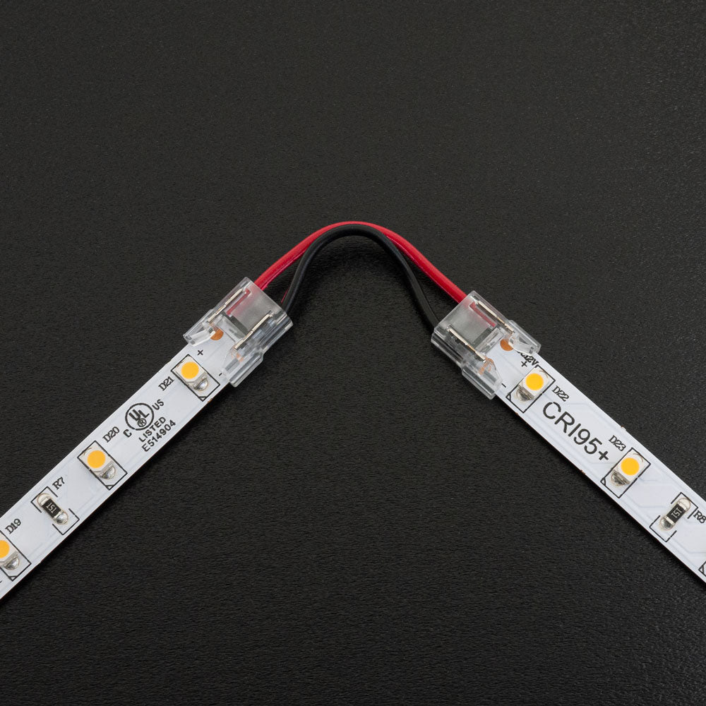 LED Strip to Wire Connectors VBD-CON-8MM-1S1W (pack of 5)