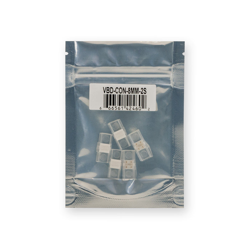 LED Strip to Strip Connectors VBD-CON-8MM-2S (Pack of 5)