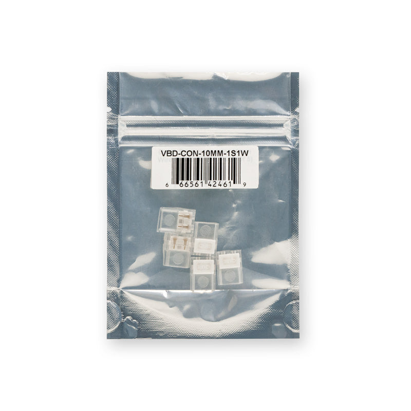 LED Strip to Wire Connectors VBD-CON-10MM-1S1W (Pack of 5)