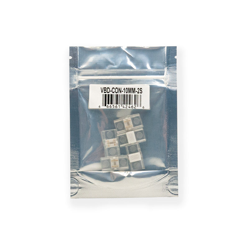 LED Strip to Strip Connectors VBD-CON-10MM-2S (Pack of 5)