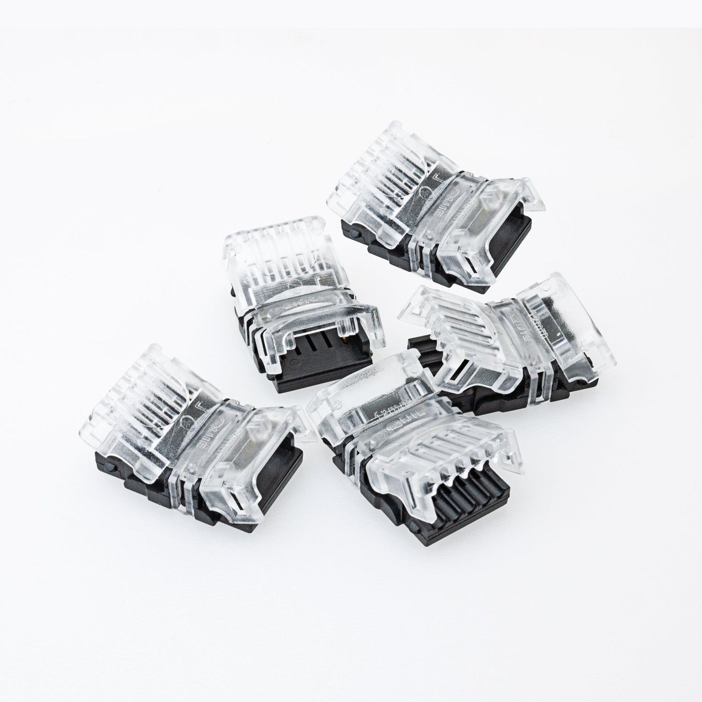 LED Strip to Wire Connectors VBD-CON-12MM-1S1W (Pack of 5)