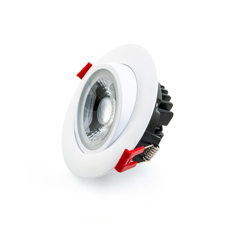 4 inch Round Recessed Gimbal Downlight/ Ceiling Lights AD-LED-4-S12W-1224V-5CCTWH-EY, (5CCT) 12-24V 12W, gekpower
