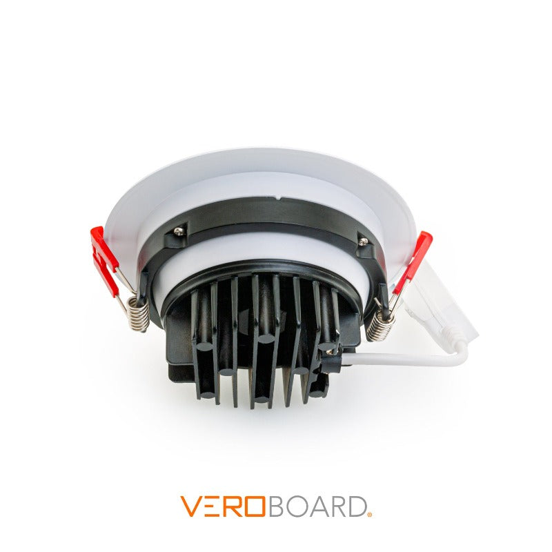 4 inch Round Recessed Gimbal Downlight/ Ceiling Lights AD-LED-4-S12W-1224V-5CCTWH-EY, (5CCT) 12-24V 12W, gekpower