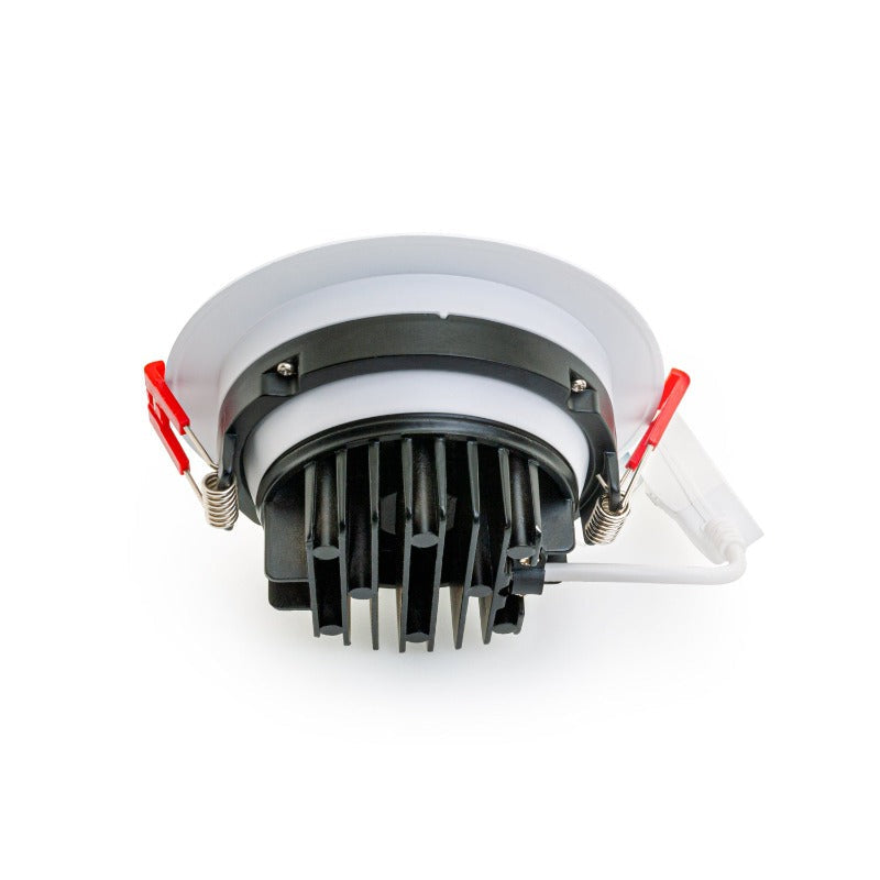 4 inch Round Recessed Gimbal Downlight/ Ceiling Lights AD-LED-4-S12W-1224V-5CCTWH-EY, (5CCT) 12-24V 12W, gekpower