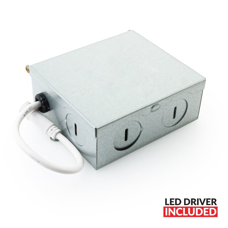 4 inch Floating Gimbal Recessed LED Downlight / Ceiling Light LED-4-S9W-5CCTWH-EFG, 120V 9W 5CCT