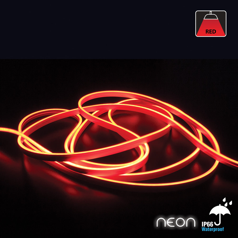 5M(16.4ft) LED Neon light Strip 24V 3.75W/ft Red