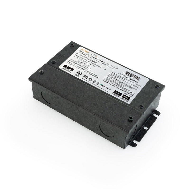 5 in 1 Dimming Triac/Phase/MLV/ELV/0-10V/Potentiometer/10V PWM, LED Driver VBD-012-030C2DM5i1(Class 2), gekpower