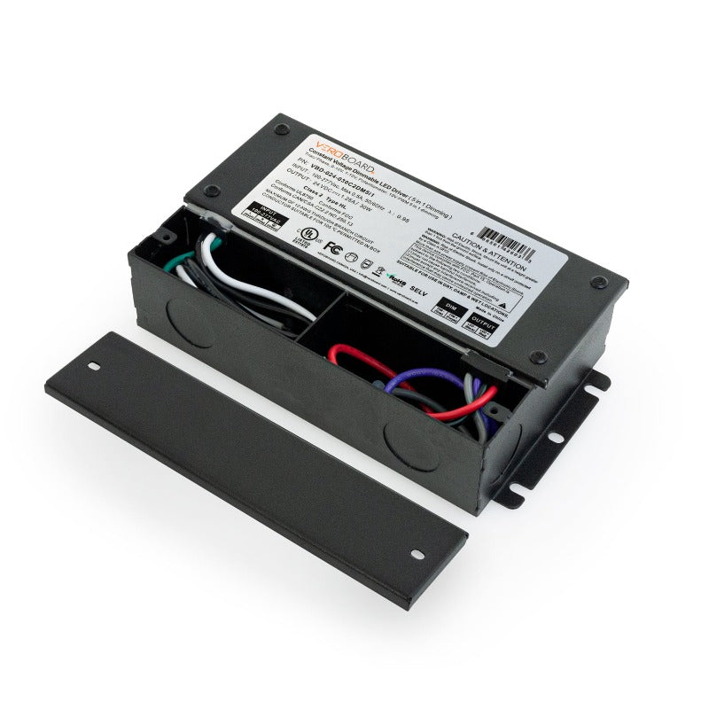 5 in 1 Dimming Triac/Phase/MLV/ELV/0-10V/Potentiometer/10V PWM, LED Driver VBD-024-030C2DM5i1(Class 2), gekpower