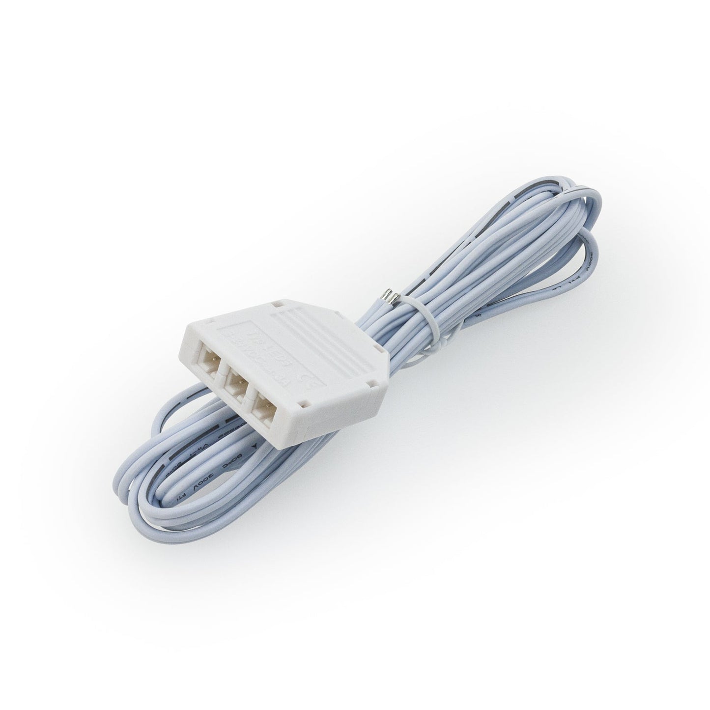 3x Plug-In White Round LED Cabinet Lights Kit