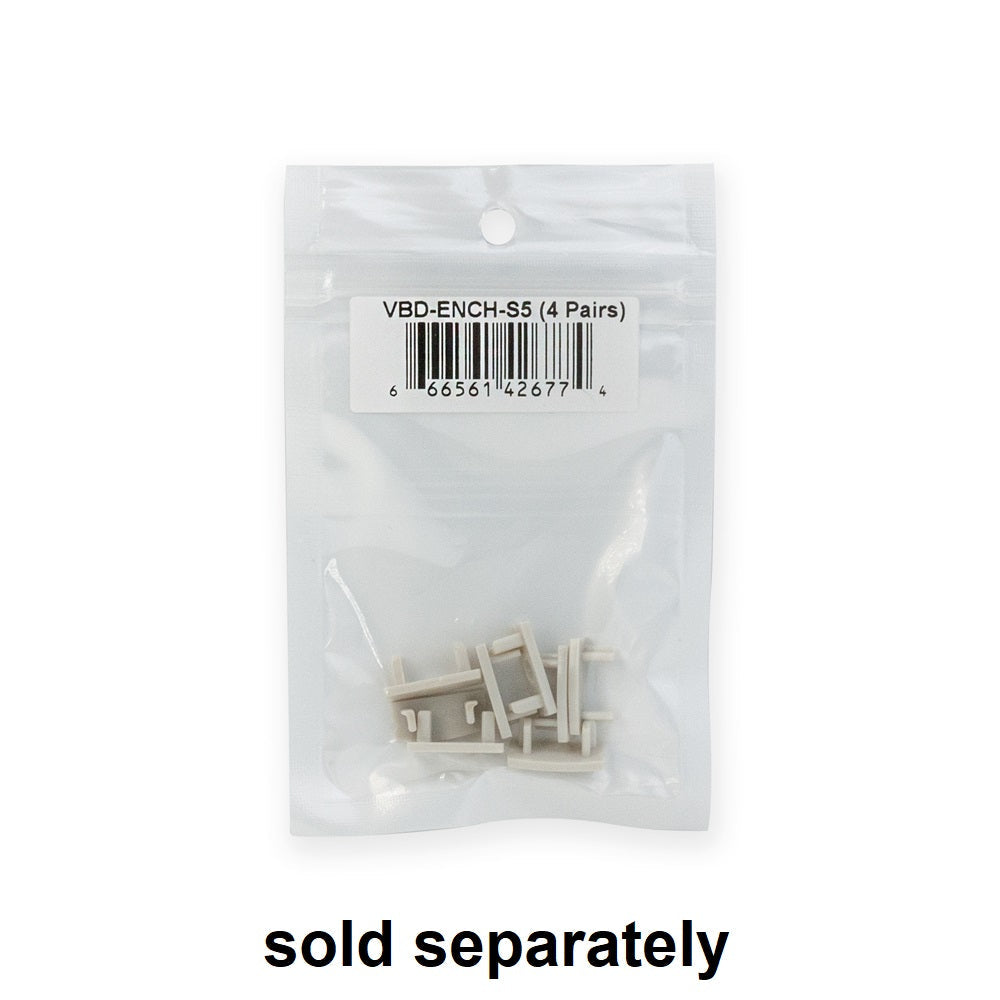 Low Profile Linear Aluminum LED Channel for LED Strips 1Meter(3.2ft) VBD-CH-S5, Gekpower