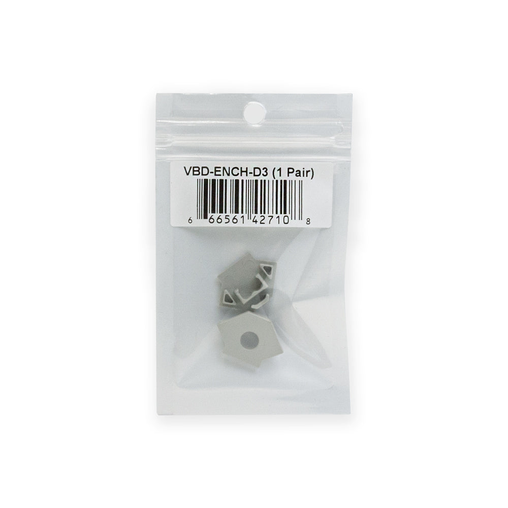 LED Channel Endcaps VBD-ENCH-D3