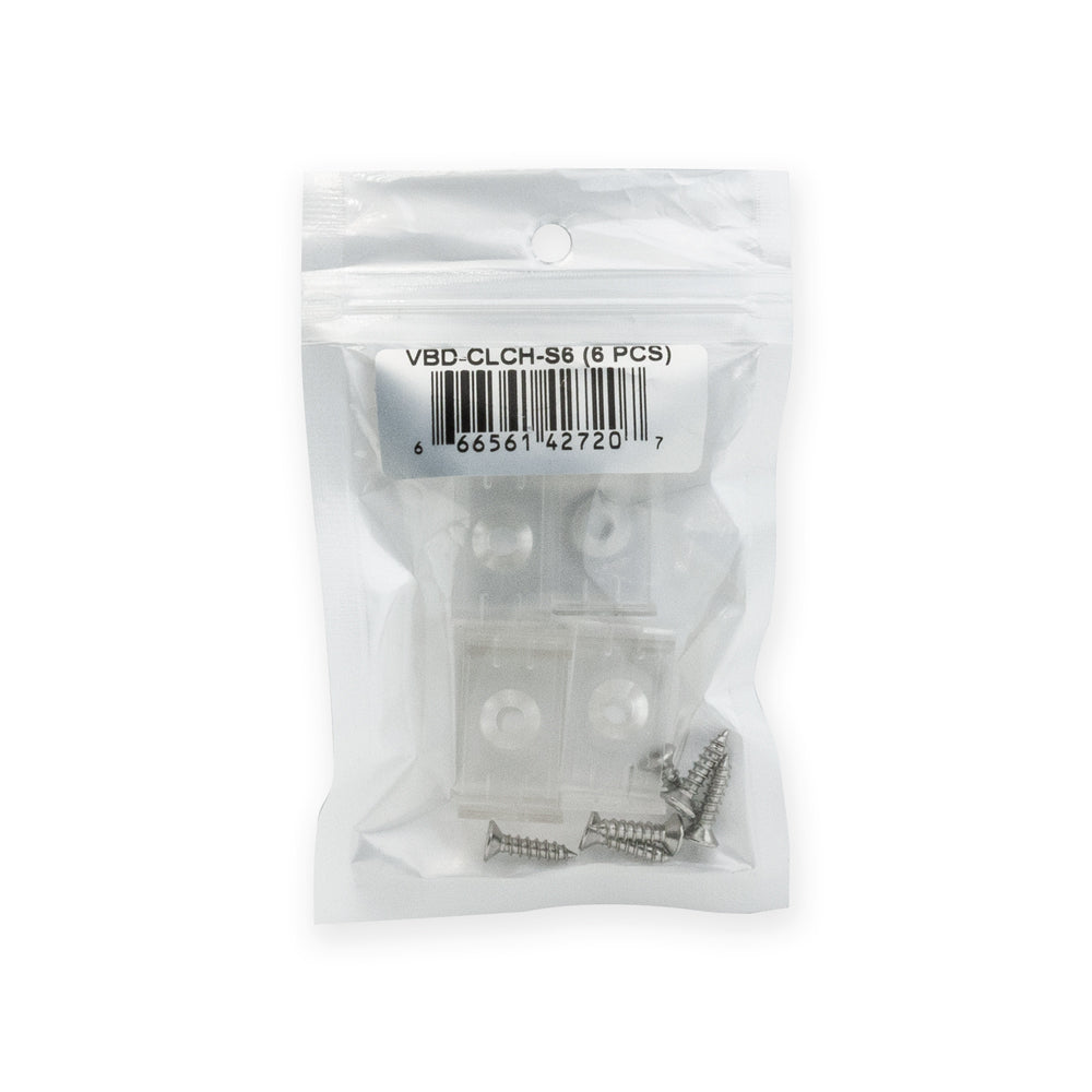 LED Channel Mounting Clips VBD-CLCH-S6, gekpower