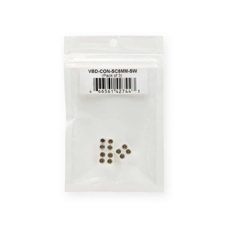 8mm LED Strip to Wire Screw Connectors