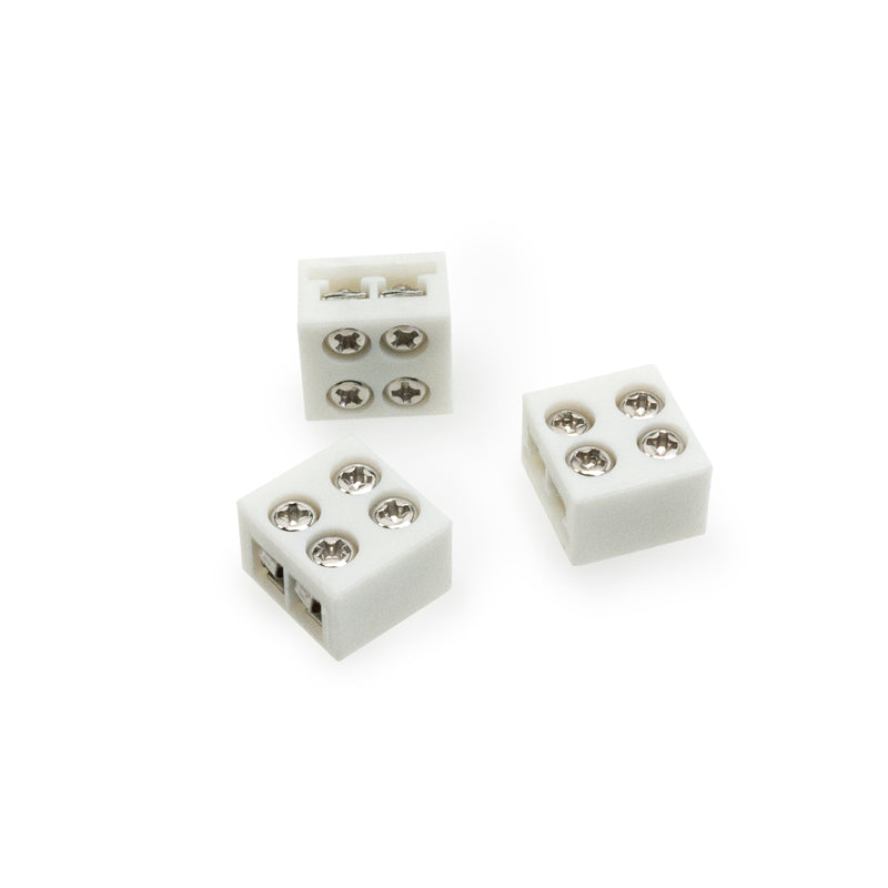 10mm LED Strip to Wire Screw Connectors