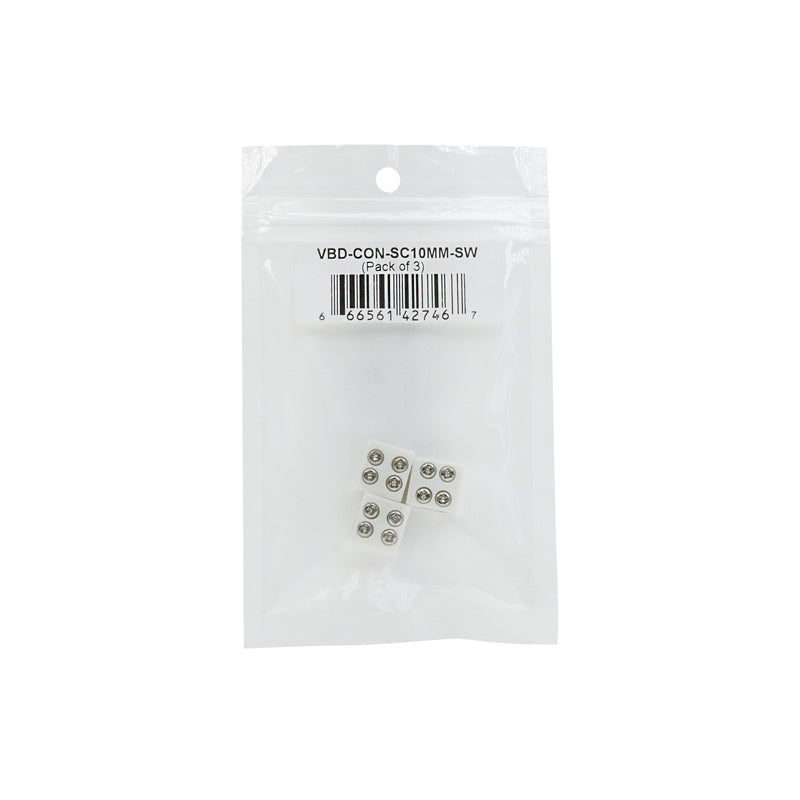 10mm LED Strip to Wire Screw Connectors
