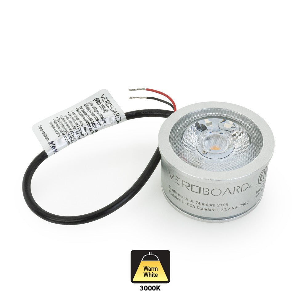 VBD-TR5-W-L LED Light Engine with Clear Lens, 12V 5W 3000K(Warm White)