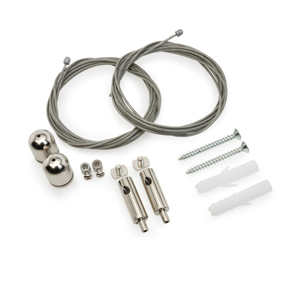 Adjustable Aircraft Cables for Hanging Aluminum Channels