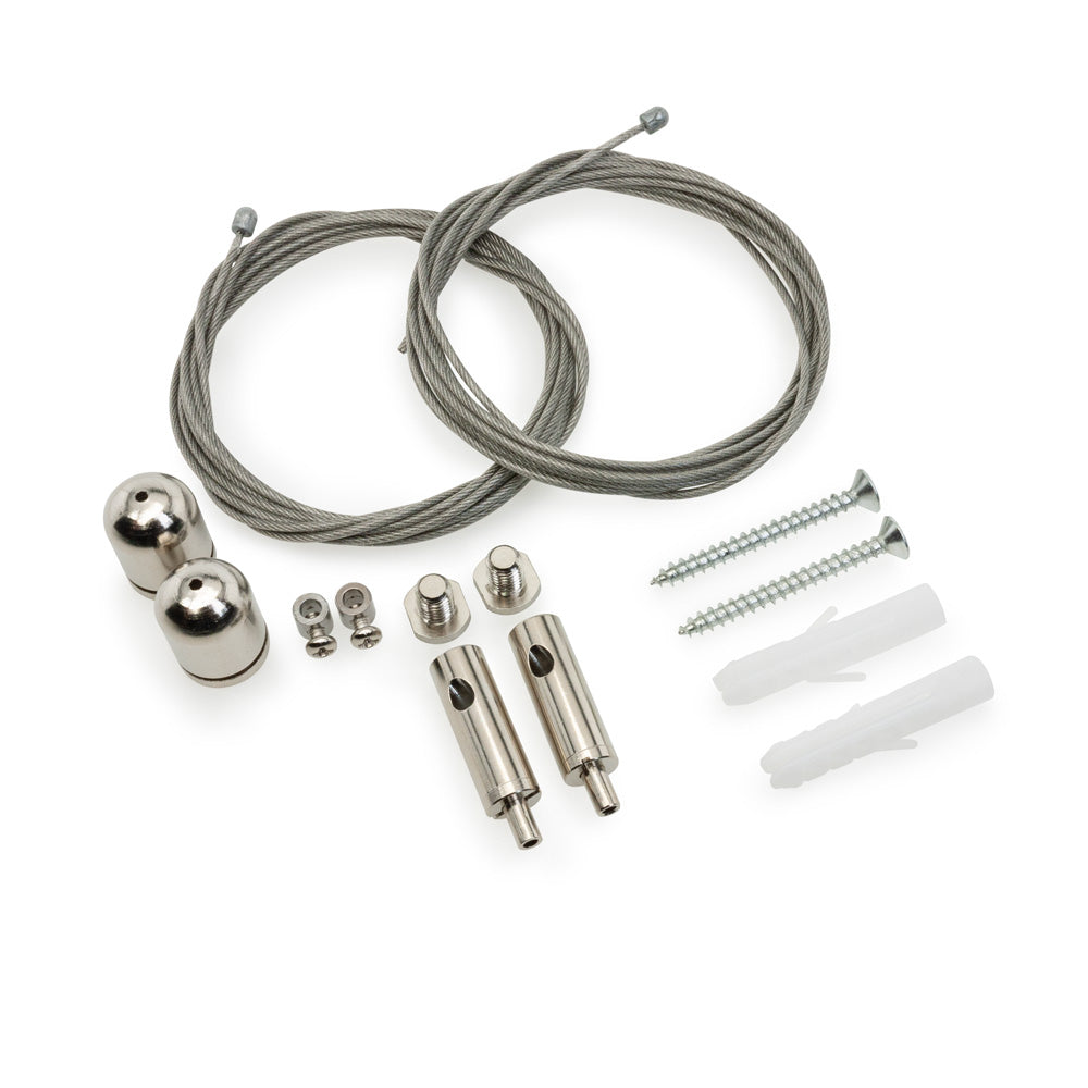 Adjustable Aircraft Cables for Hanging Aluminum Channels