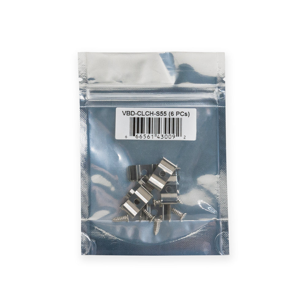 LED Channel Mounting Clips VBD-CLCH-S55