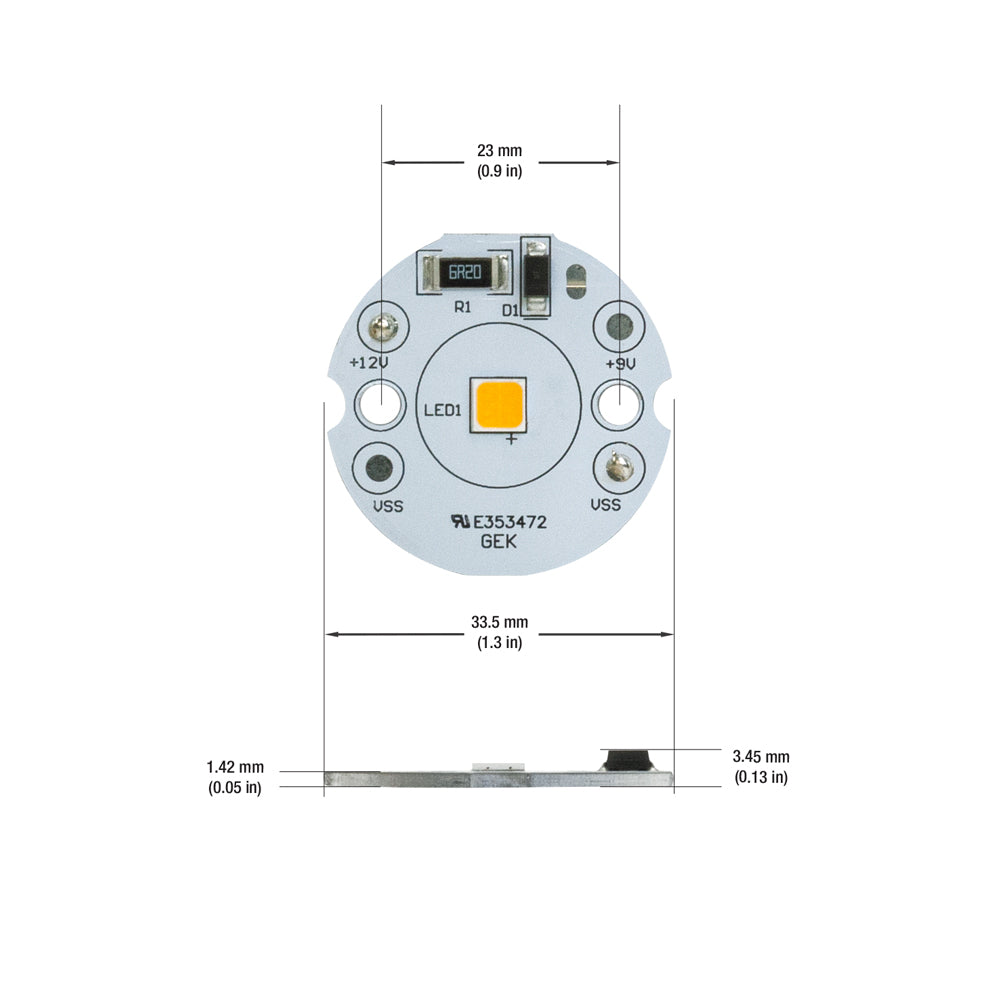 Single SMD Module 5W 12V With 6 inch Wire